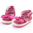 Newborn Baby Girls Rainbow Striped Print Shoes Sneakers Anti-slip Soft Sole Toddler Shoes High Quali