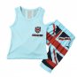 Kids Baby Boys set cotton blended summer clothes set Sleeveless Union Jack Outfits Vest Tops pants S