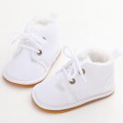 Delebao Cotton Shallow Baby Shoes  Lace-Up Solid For Autumn Winter Warm Baby Girl Shoes High Quality