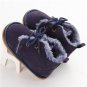Delebao Cotton Shallow Baby Shoes Lace-Up Solid For Autumn Winter Warm Baby Girl Shoes High Quality