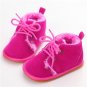 Delebao Cotton Shallow Baby Shoes Lace-Up Solid For Autumn Winter Warm Baby Girl Shoes High Quality