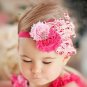 1pcs Baby Hair Band Feather Flower Hair Bow Head Band Baby Girl Hair Accessories Baby Girl Headbands