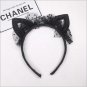 kawaii princess cat ears veil tiara girls kids hairband hair head hoop band accessories for children