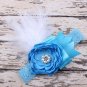 Kids Sparking Rhinestone Feather Headband Girl Headband Flower Hair Bow Headwear Hair Band Accessori