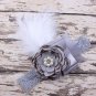 Kids Sparking Rhinestone Feather Headband Girl Headband Flower Hair Bow Headwear Hair Band Accessori