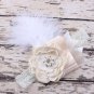 Kids Sparking Rhinestone Feather Headband Girl Headband Flower Hair Bow Headwear Hair Band Accessori