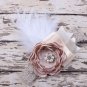 Kids Sparking Rhinestone Feather Headband Girl Headband Flower Hair Bow Headwear Hair Band Accessori