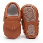 New hard sole toddler moccasins soft PU Leather Fringe baby shoes Non-slip first walkers shoes for 0