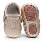 New hard sole toddler moccasins soft PU Leather Fringe baby shoes Non-slip first walkers shoes for 0
