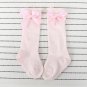 New Kids Socks Toddlers Girls Big Bow Knee High Long Soft Cotton Lace baby Socks Kids kniekousen mei