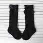New Kids Socks Toddlers Girls Big Bow Knee High Long Soft Cotton Lace baby Socks Kids kniekousen mei