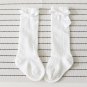New Kids Socks Toddlers Girls Big Bow Knee High Long Soft Cotton Lace baby Socks Kids kniekousen mei
