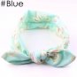 1 pc Lovely Girls Turban Rabbit Ears Headband Cute Girl Flower Cotton Hairband Kids BowKnot Head Wra
