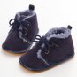 Vintage Rubber Bottom Winter Baby Shoes Boots Non-Slip Newborn Infant T-tied First Walkers Super War