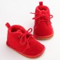 Vintage Rubber Bottom Winter Baby Shoes Boots Non-Slip Newborn Infant T-tied First Walkers Super War