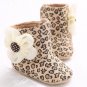 Vintage Rubber Bottom Winter Baby Shoes Boots Non-Slip Newborn Infant T-tied First Walkers Super War