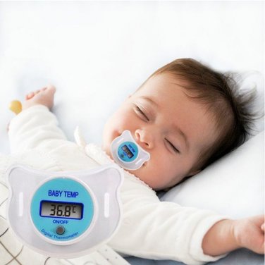 2016 Practical Baby Infant Newborm Kid LCD Digital Safety Health Mouth Nipple Dummy Pacifier Thermom