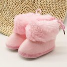 Winter Sweet Warm Newborn Baby Girls Princess Winter Boots First Walkers Soft Soled Infant Toddler K
