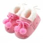 Winter Sweet Warm Newborn Baby Girls Princess Winter Boots First Walkers Soft Soled Infant Toddler K