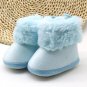 Winter Sweet Warm Newborn Baby Girls Princess Winter Boots First Walkers Soft Soled Infant Toddler K