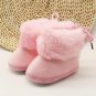 Winter Sweet Warm Newborn Baby Girls Princess Winter Boots First Walkers Soft Soled Infant Toddler K