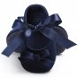 2017 New Summer S M L 5 Colors Flock Bow Baby First Walkers Anti-slip Toddler Shoes Baby Summer Shoe