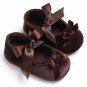 2017 New Summer S M L 5 Colors Flock Bow Baby First Walkers Anti-slip Toddler Shoes Baby Summer Shoe
