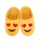 Hot Winter Children Girls Boys Expression Package Cotton Slippers love Smiling Face Section Flip Flo