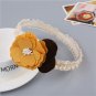 2017 kawaii flower rabbit ears baby girls kids children bow turban headband hair head band haar acce