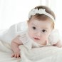 2017 kawaii flower rabbit ears baby girls kids children bow turban headband hair head band haar acce