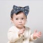 2017 kawaii flower rabbit ears baby girls kids children bow turban headband hair head band haar acce