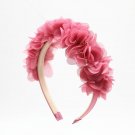 2018 new fashion chiffon silk flower around the head children fashion hair accessories with non wrin