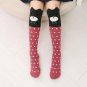 New Design Girl Boy Cartoon Cotton Knee High Middle Tube Cute Pattern Socks For Children M09