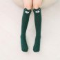 New Design Girl Boy Cartoon Cotton Knee High Middle Tube Cute Pattern Socks For Children M09