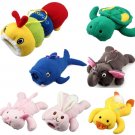 Cute Cartoon Baby feeder Cover storage insulation bags Baby Milk Bottle Plush Pouch Soft Covers Keep