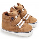 1 Pair Autumn Baby Shoes Kid Boy Girl Fox Head Lace Cotton Cloth First Walker Anti-slip Soft Sole To