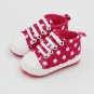 Cute Prewalker Child Baby Shoes First Walkers Sports Dots Print Anti-Slip Sneaker Born Shoes 0-18M