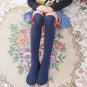 2018 Girls Knee High Socks with Bow Kids Boot Socks Stripe Cute Princess Long Socks for School Baby 