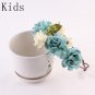 Mom and Me Flower Headband 2017 Summer Style Newborn Headband Flower Crown Mother Kids Matching Garl