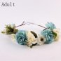 Mom and Me Flower Headband 2017 Summer Style Newborn Headband Flower Crown Mother Kids Matching Garl