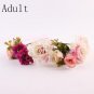 Mom and Me Flower Headband 2017 Summer Style Newborn Headband Flower Crown Mother Kids Matching Garl