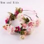 Mom and Me Flower Headband 2017 Summer Style Newborn Headband Flower Crown Mother Kids Matching Garl