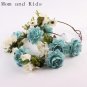 Mom and Me Flower Headband 2017 Summer Style Newborn Headband Flower Crown Mother Kids Matching Garl