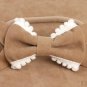 Retail  Cute bow headband Fabric Bows with soft nylon hairband Newborn Headbands Bow Knot for photo 