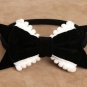 Retail  Cute bow headband Fabric Bows with soft nylon hairband Newborn Headbands Bow Knot for photo 