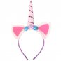 7\' Large Metalic Printed Ribbon Hair Bows With Clips For Kids Girls Handmade Big Unicorn Heart Bows
