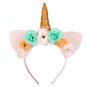 7\' Large Metalic Printed Ribbon Hair Bows With Clips For Kids Girls Handmade Big Unicorn Heart Bows