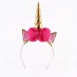 unicorn horn cat ears baby girl kids headband elastic hair head bands photo shoot accessories for ch