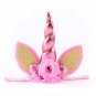 unicorn horn cat ears baby girl kids headband elastic hair head bands photo shoot accessories for ch