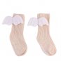Toddler Socks Baby Cartoon Knee High Socks With WING Children Black White Sock Baby Girl Leg Warmers